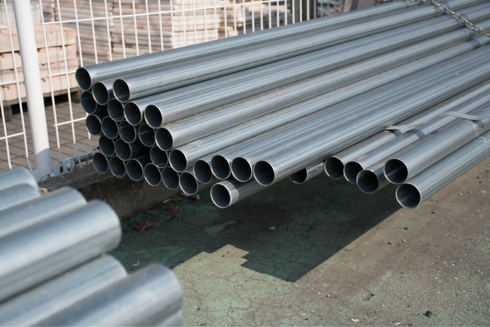 aluminum bars and tubing